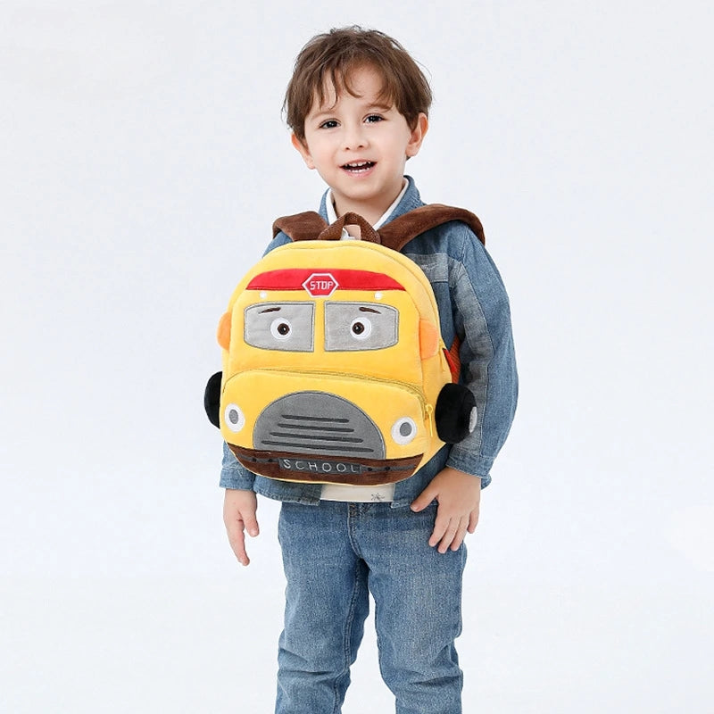 Sac peluche police maternelle