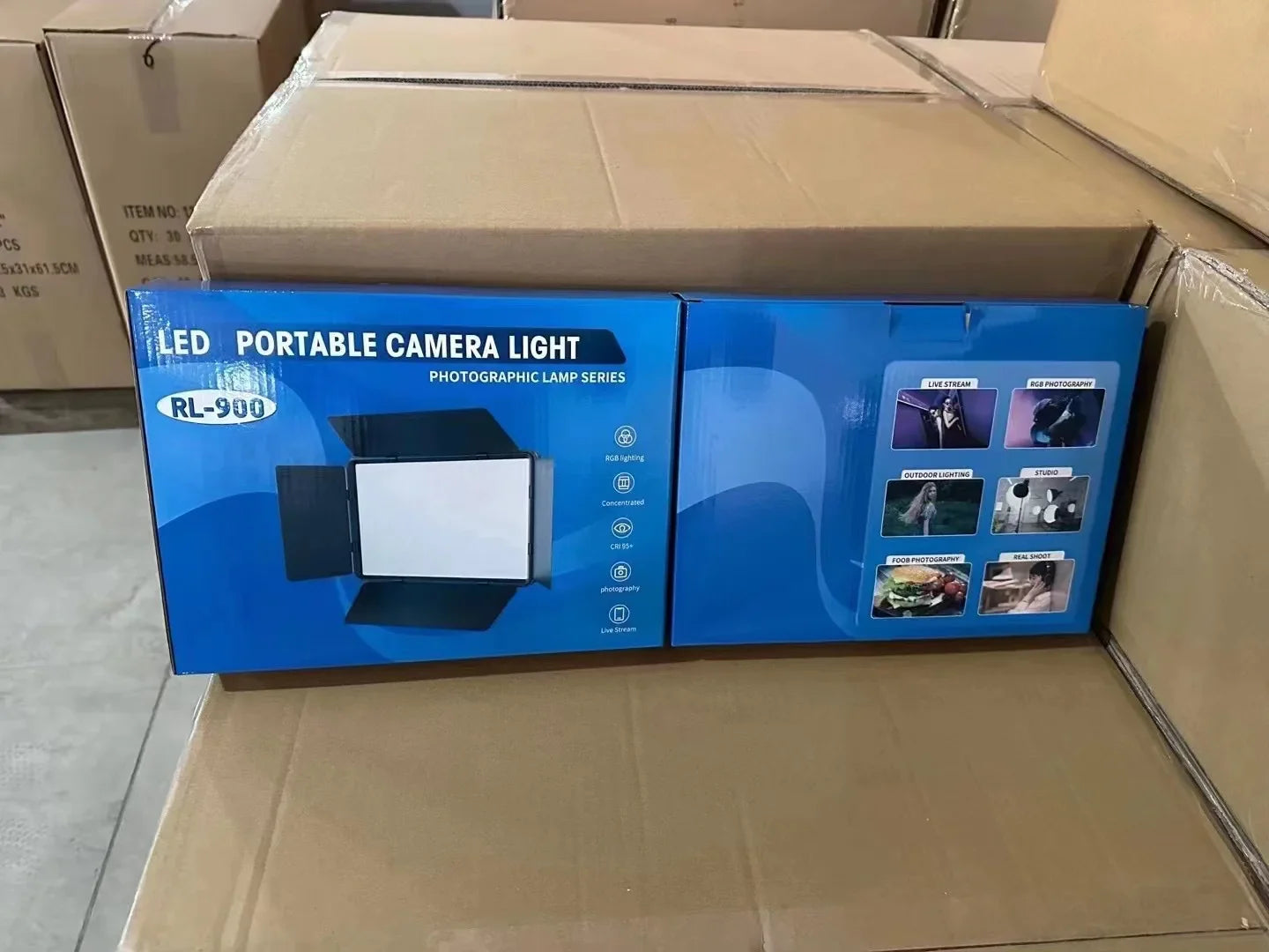 Lumière de scène carré