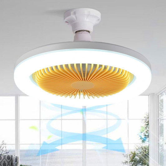 Plafonnier LED ventilateur intégré