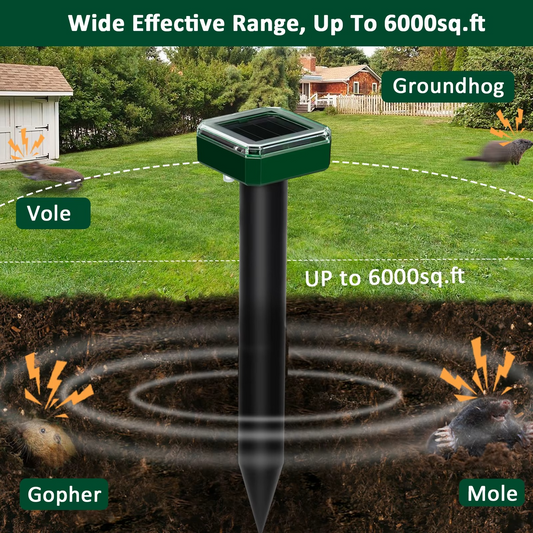 Répulsif Solaire Anti-Taupes et Serpents