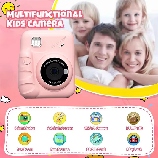 Appareil Photo Numérique pour Enfants avec Impression Instantanée
