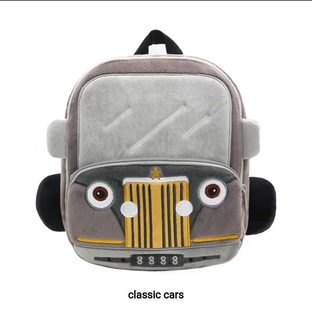 Sac peluche police maternelle