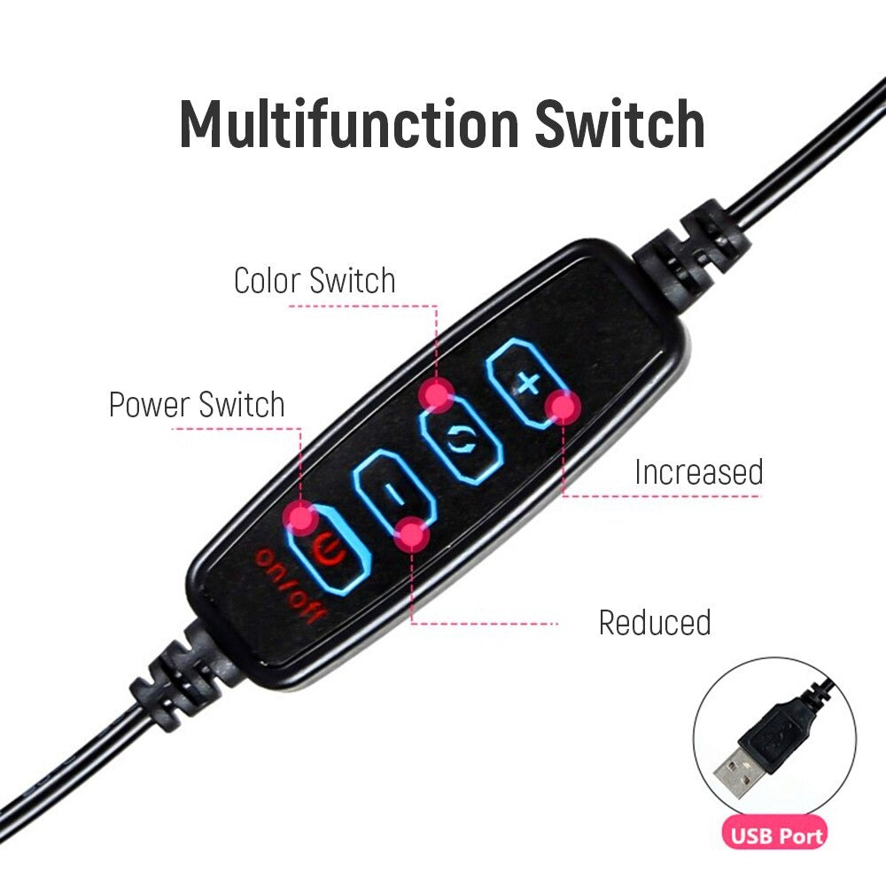 Anneau lumineu LED 12pouces