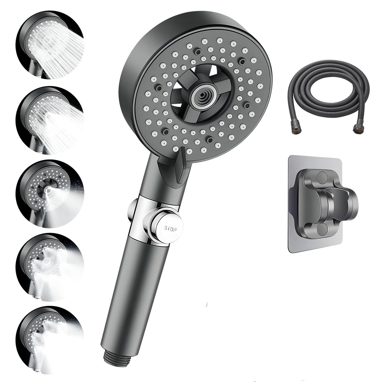 Pommeau de Douche Turbo Compressé