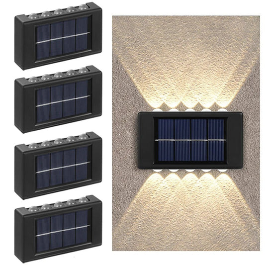 2 Appliques murales LED solaire