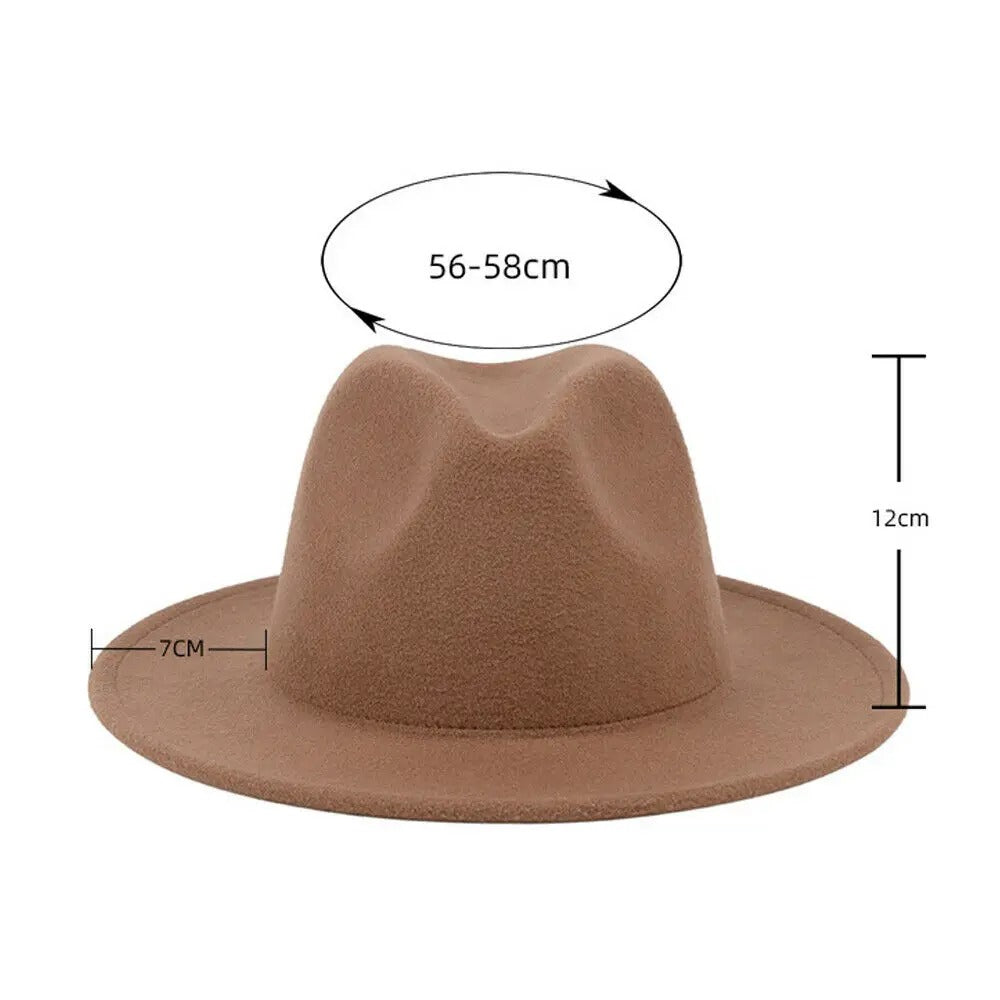 Chapeau Fedora à Large Bord