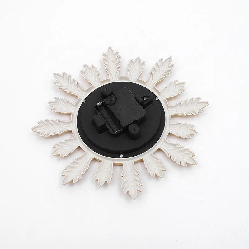 Horloge Murale Décorative en Forme de Feuille