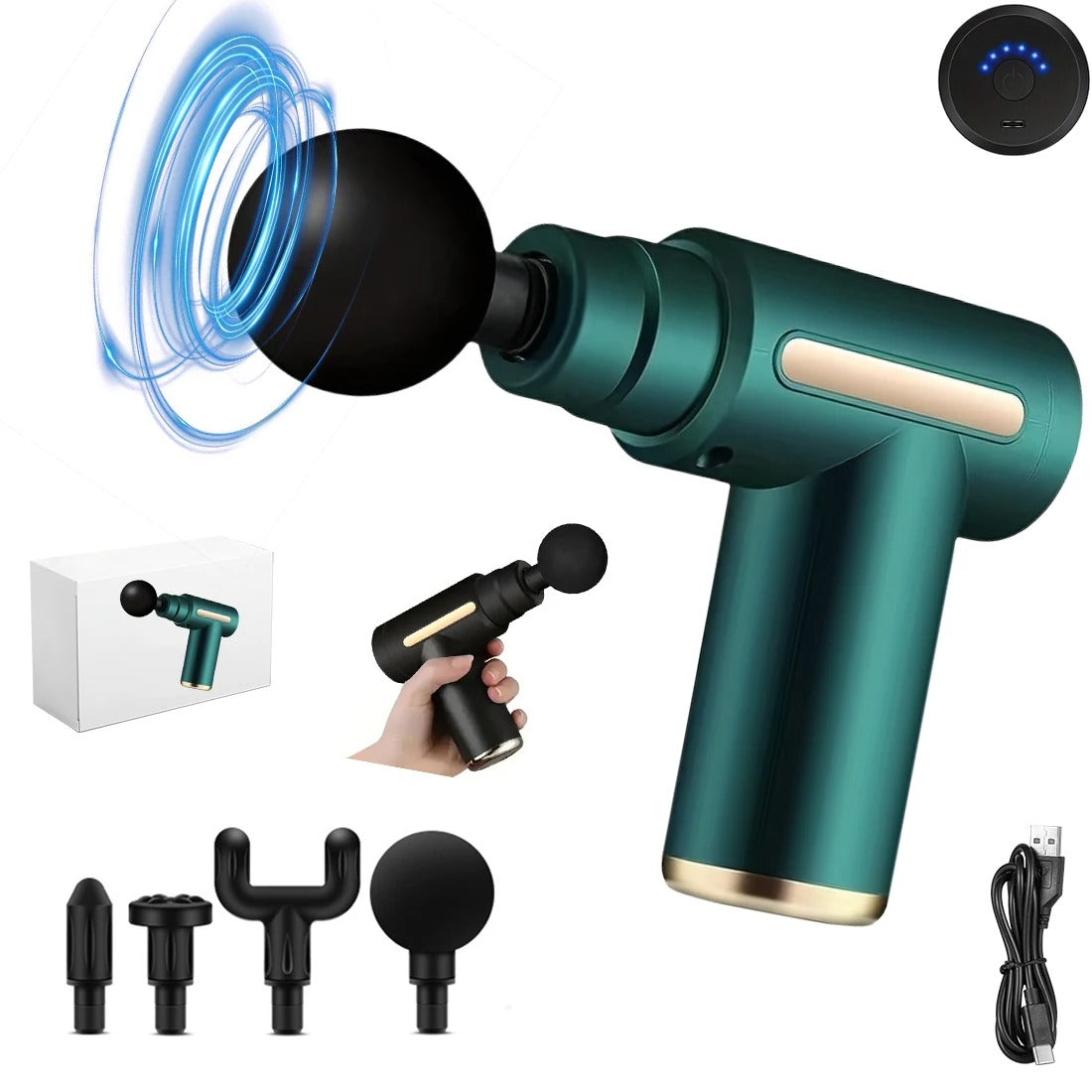 Pistolet de massage portable