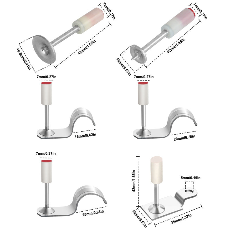 Mini gun à clous manuel